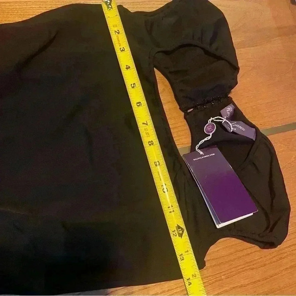 Ralph Lauren Collection Cap Sleeve Sweater Jumpsuit Open Back Dress Romper XS 0 - Picture 8 of 16